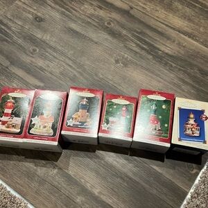 Hallmark Lighthouse Greetings series 1997-2002 all NWT